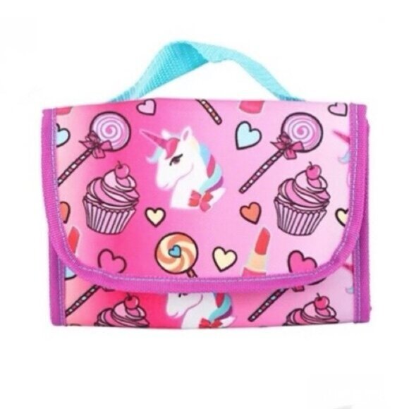 Jojo Siwa X Nickelodeon | Rainbow Unicorn Fold Up Lunch Bag - Picture 1 of 12